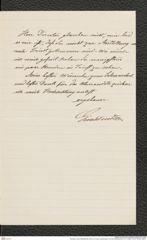 Nachlass Franz Steindachner, Brief von Franz Liechtenstern an Franz Steindachner (21.12.1882), Inv.Nr. 303.06, Seite 3